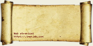 Snežana Vunić vizit kartica